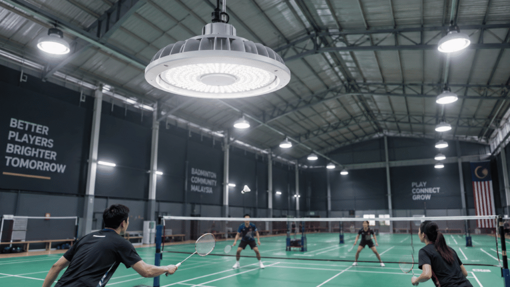 ufo high bay badminton court