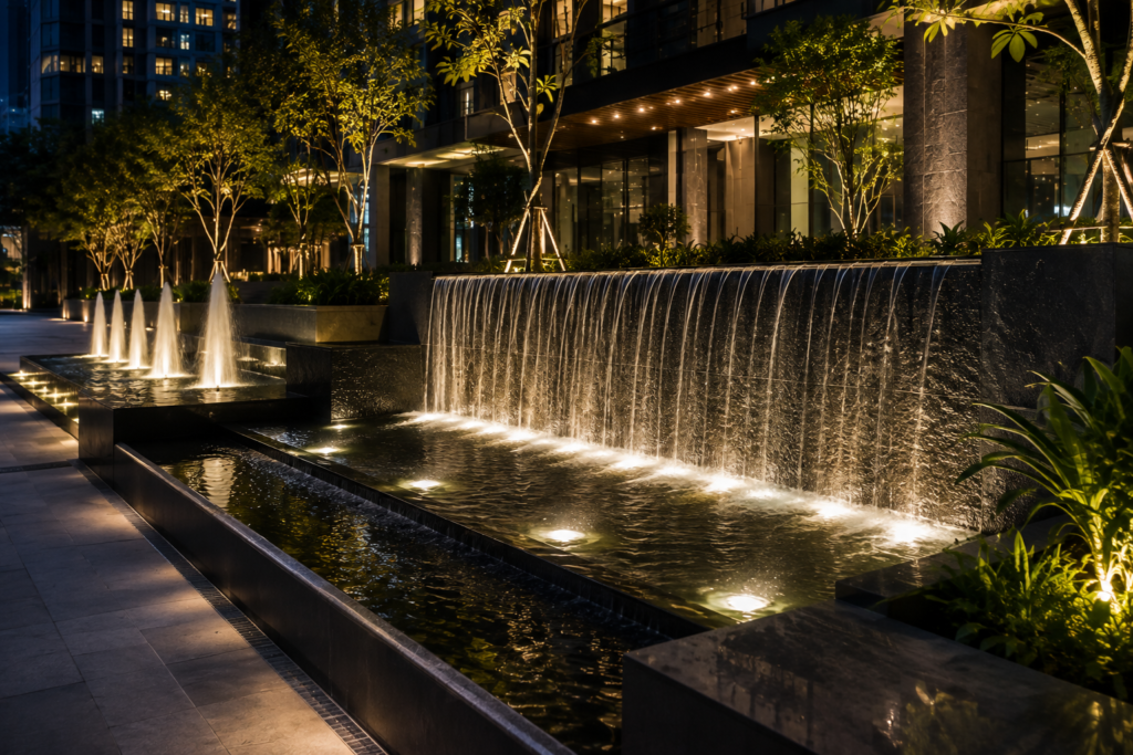 malaysia johor fountain and water features underwater lighting ip65 ip67